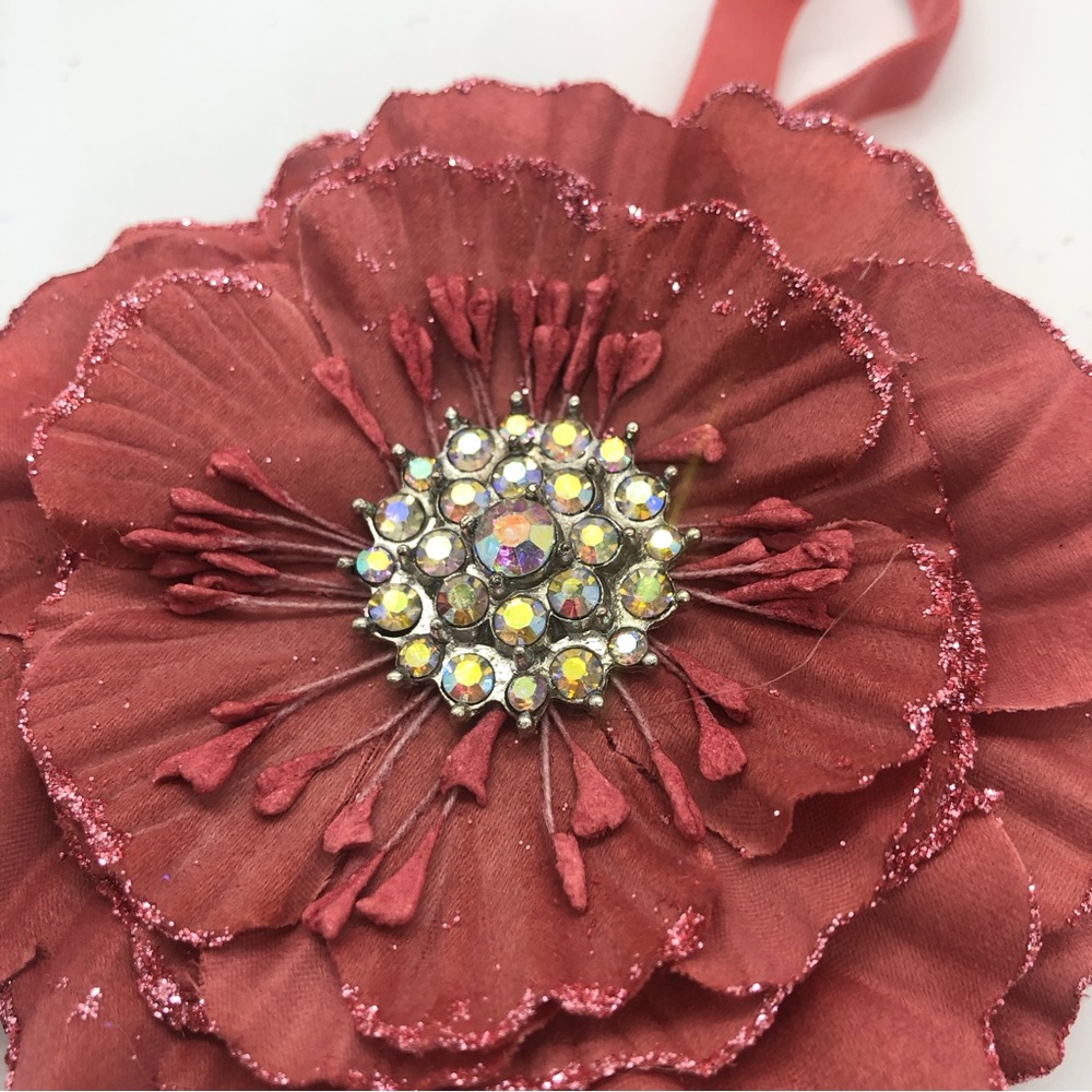 TIEKS FLOWER TOPPER | Deep Coral